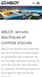 Mobile Screenshot of abloy.fr