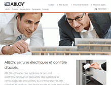 Tablet Screenshot of abloy.fr